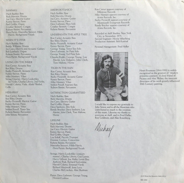 Michael Franks - Tiger In The Rain