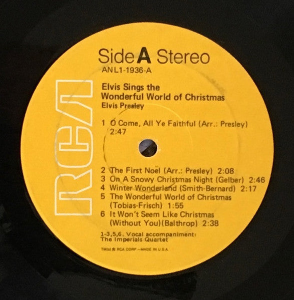 Elvis Presley - Elvis Sings The Wonderful World Of Christmas