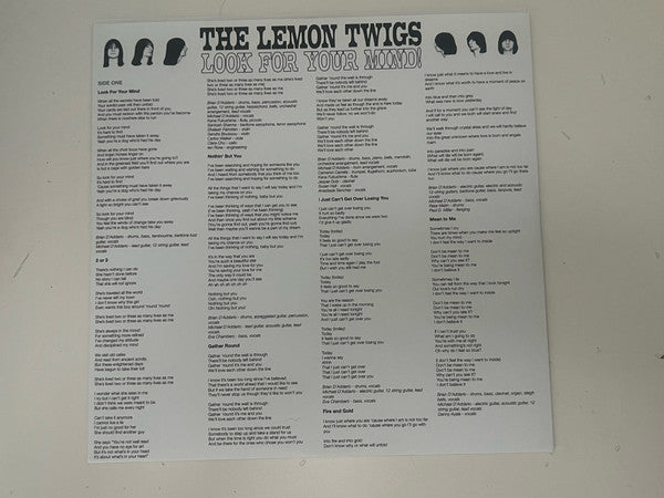 The Lemon Twigs - Look For Your Mind! [TRANSPARENT DAY VINYL]