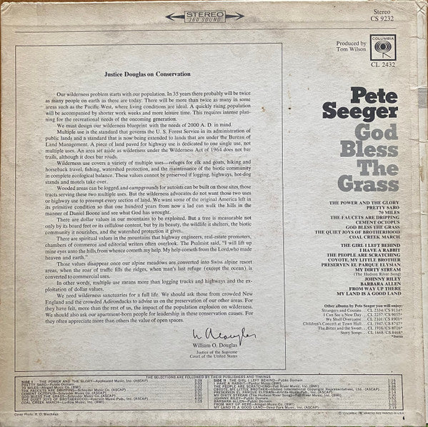 Pete Seeger - God Bless The Grass