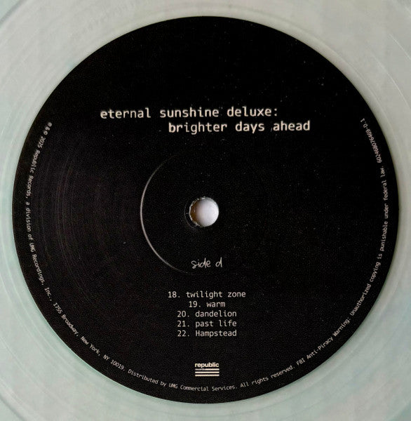 Eternal Sunshine Deluxe: Brighter Days Ahead [TRANSLUCENT MARBLE]
