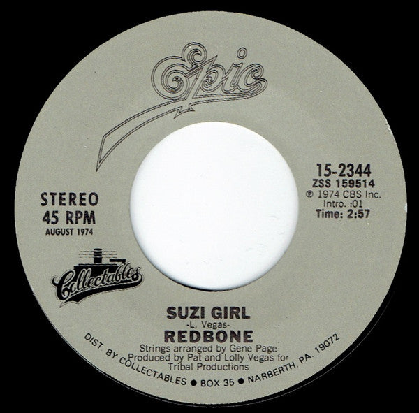 Redbone - Come And Get Your Love / Suzi Girl