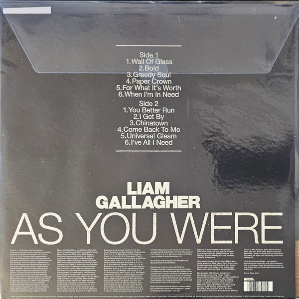 Liam Gallagher - As You Were (ZOETROPE DISC)