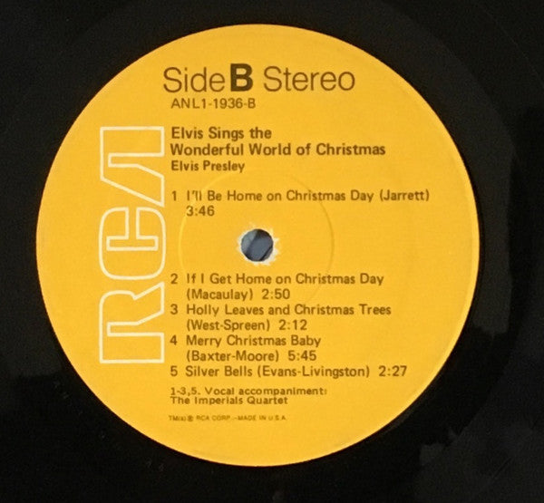 Elvis Presley - Elvis Sings The Wonderful World Of Christmas
