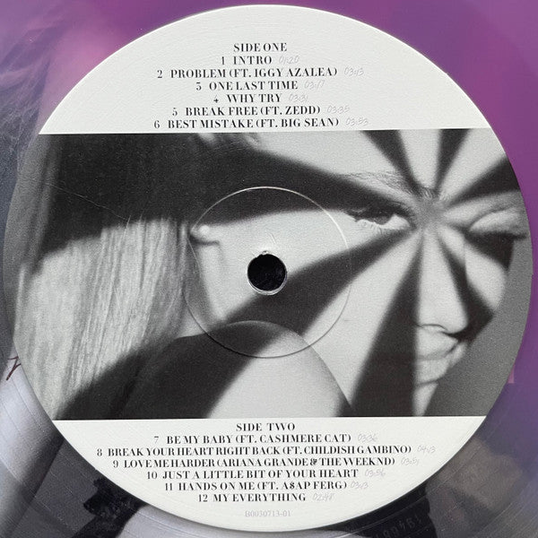 Ariana Grande - My Everything [CLEAR + LAVENDER SPLIT VINYL]