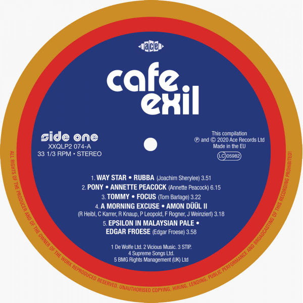 Various - Cafe Exil (New Adventures In European Music 1972-1980)