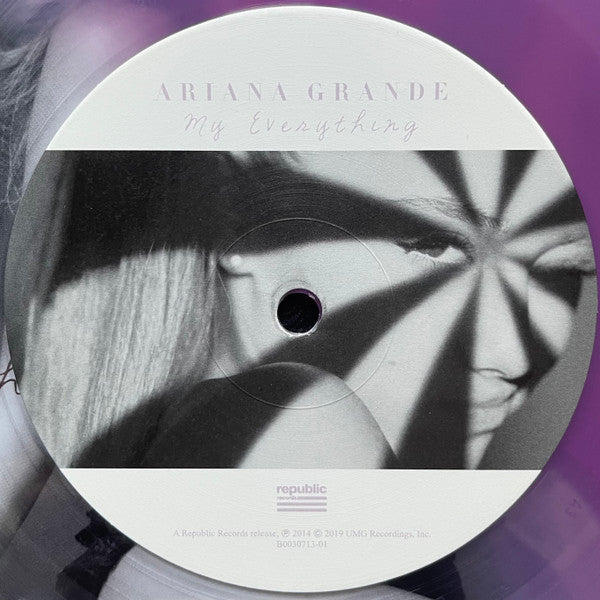 Ariana Grande - My Everything [CLEAR + LAVENDER SPLIT VINYL]
