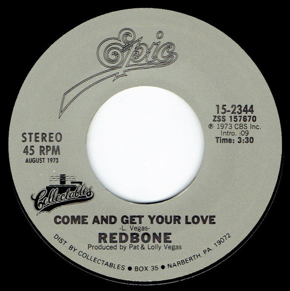 Redbone - Come And Get Your Love / Suzi Girl