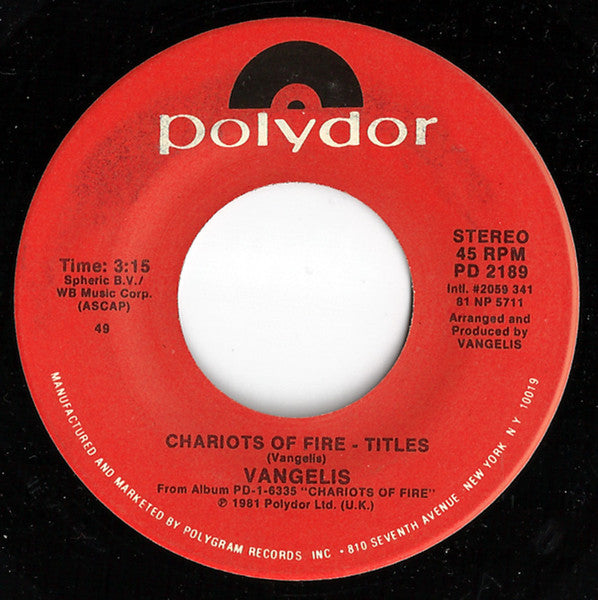 Chariots Of Fire - Titles