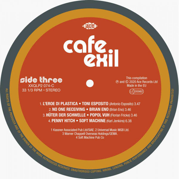 Various - Cafe Exil (New Adventures In European Music 1972-1980)