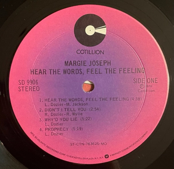 Margie Joseph - Hear The Words, Feel The Feeling