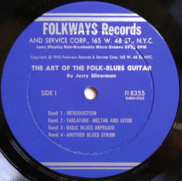 Jerry Silverman - The Art Of The Folk-Blues Guitar : An Instruction Record Based On The Book "The Art Of The Blues Guitar"