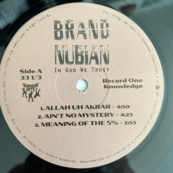 Brand Nubian - In God We Trust