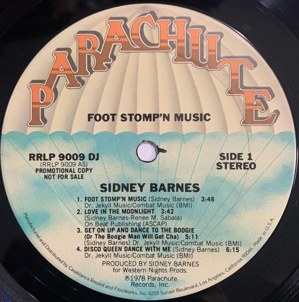 Sidney Barnes - Foot Stompin' Music