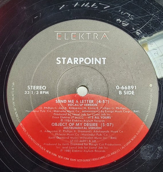 Starpoint - Object Of My Desire