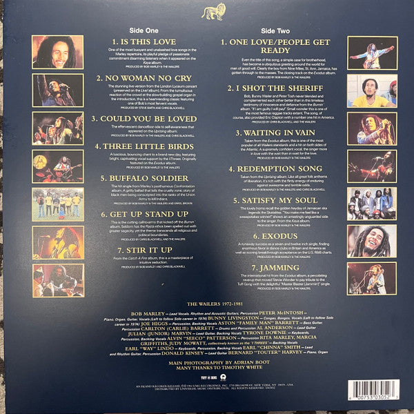 Bob Marley & The Wailers - Legend - The Best Of Bob Marley And The Wailers [180g]