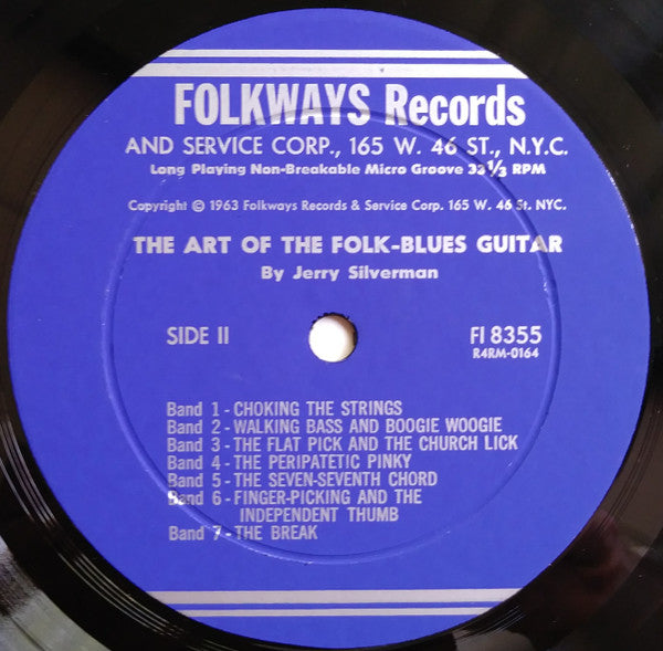 Jerry Silverman - The Art Of The Folk-Blues Guitar : An Instruction Record Based On The Book "The Art Of The Blues Guitar"