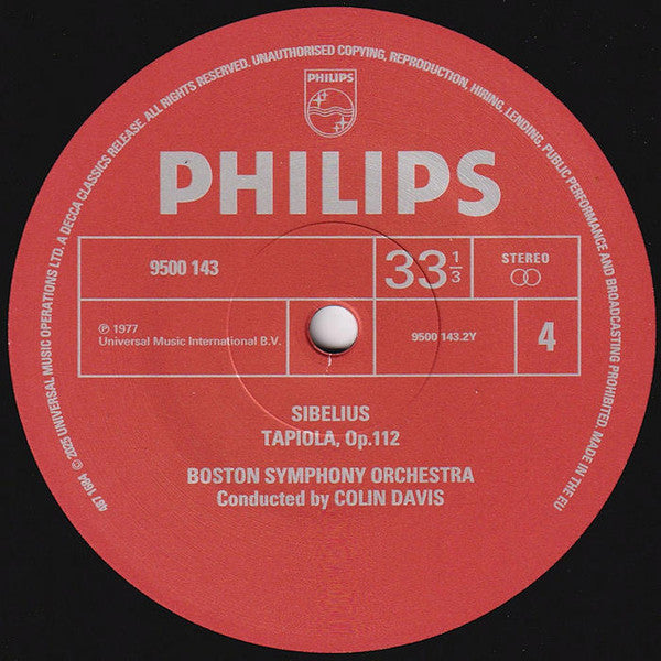 Jean Sibelius - Symphonies Nos. 5 And 7 / Tapiola