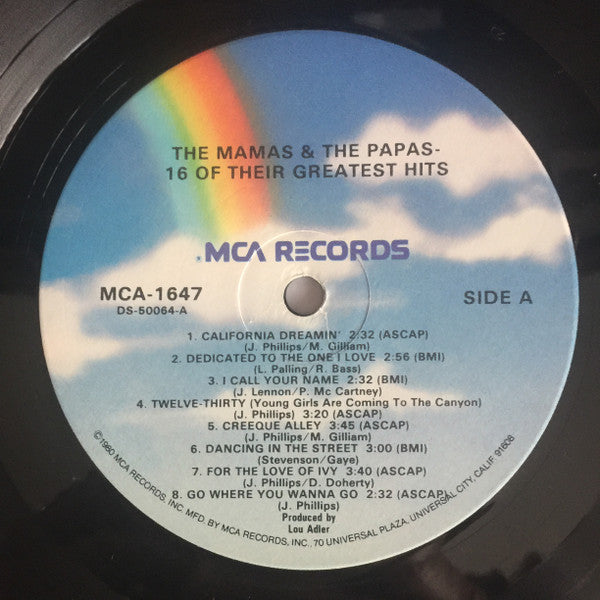The Mamas & The Papas - 16 Of Their Greatest Hits
