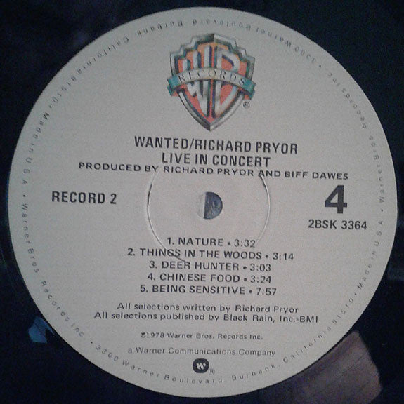 Richard Pryor - Wanted: Live In Concert