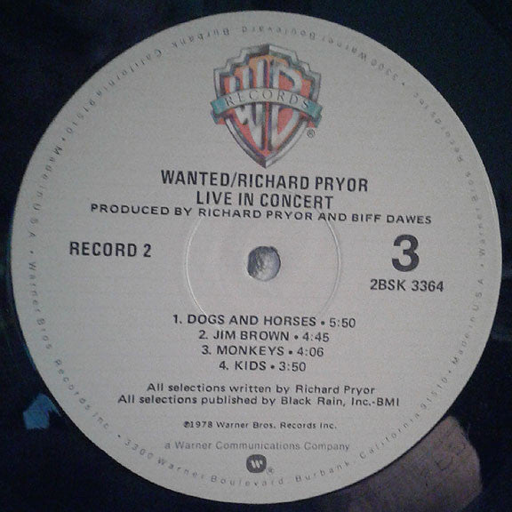 Richard Pryor - Wanted: Live In Concert