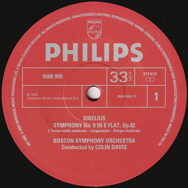 Jean Sibelius - Symphonies Nos. 5 And 7 / Tapiola