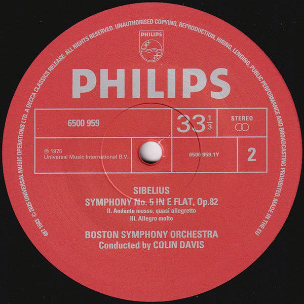 Jean Sibelius - Symphonies Nos. 5 And 7 / Tapiola