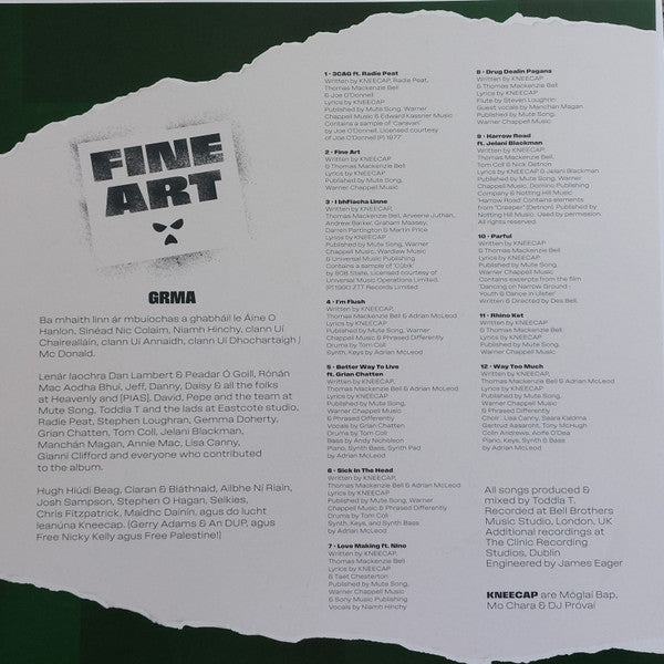 Kneecap (2) - Fine Art (Tri Color Edition)