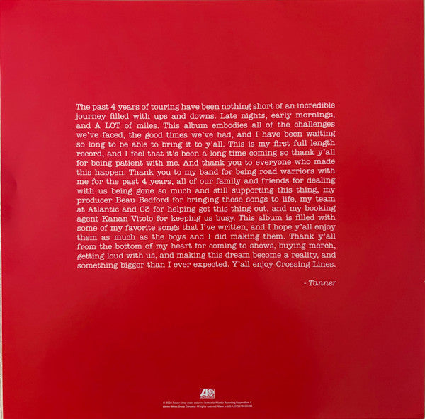 Tanner Usrey - Crossing Lines [TRANSLUCENT RUBY]
