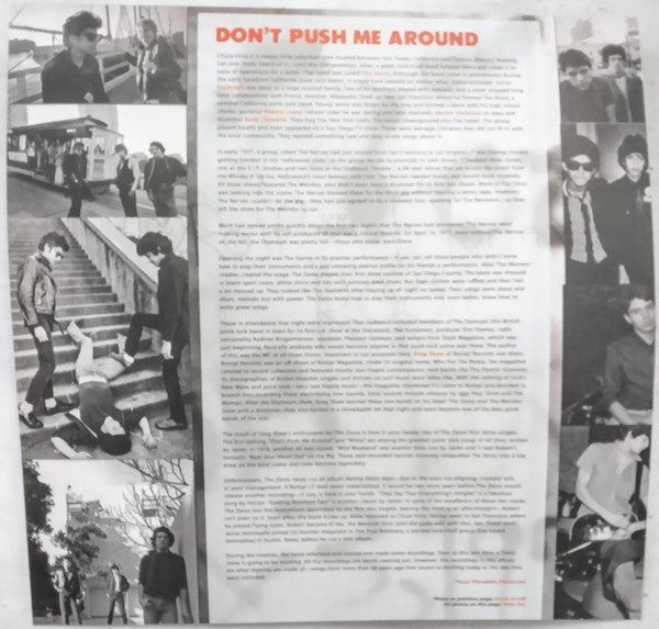 The Zeros - Don't Push Me Around (Singles & Rare Tracks '77-'80)