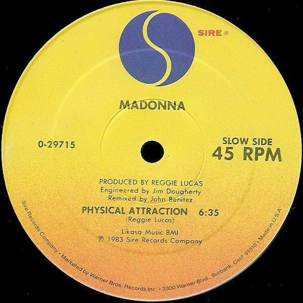 Madonna - Burning Up / Physical Attraction
