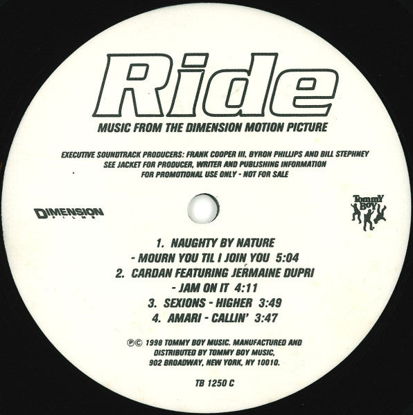 Various - Ride (Music From The Dimension Motion Picture)