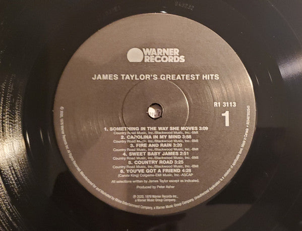 James Taylor - James Taylor's Greatest Hits (180g, Remastered, 2020)