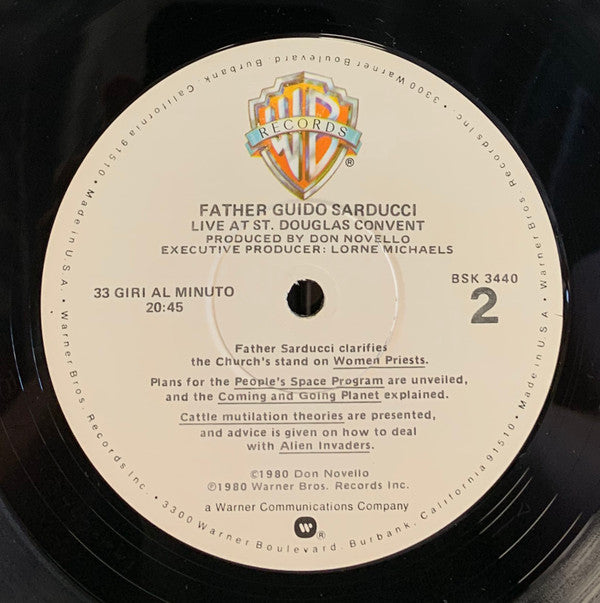 Father Guido Sarducci - Live At St. Douglas Convent