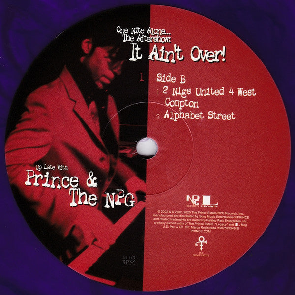 One Nite Alone... The Aftershow: It Ain't Over! (Up Late With Prince & The NPG) [PURPLE VINYL]