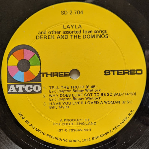 Derek & The Dominos - Layla And Other Assorted Love Songs