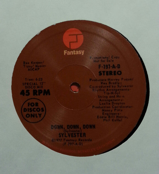 Sylvester - Down, Down, Down / Over And Over