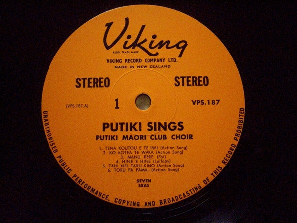 Putiki Maori Club - Putiki Sings