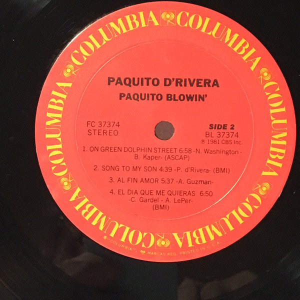 Paquito D'Rivera - Paquito Blowin'