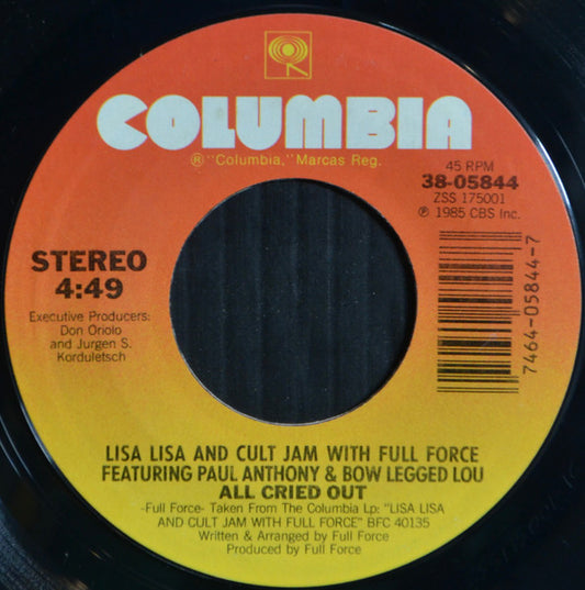 Lisa Lisa & Cult Jam - All Cried Out