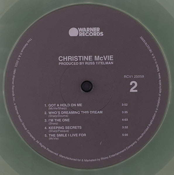 Christine McVie [Fleetwood Mac] - Christine McVie [Coke Bottle Clear Vinyl]