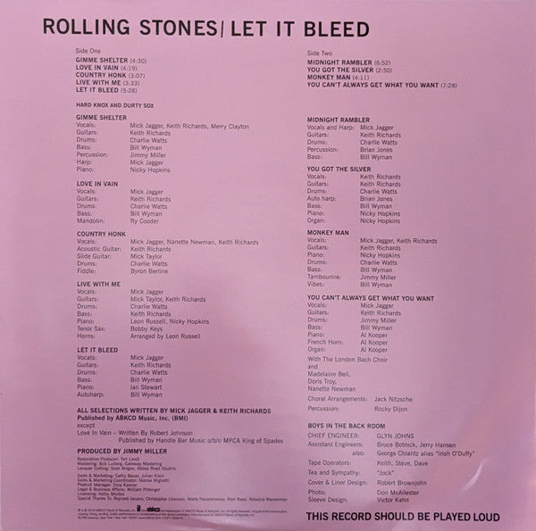 The Rolling Stones - Let It Bleed