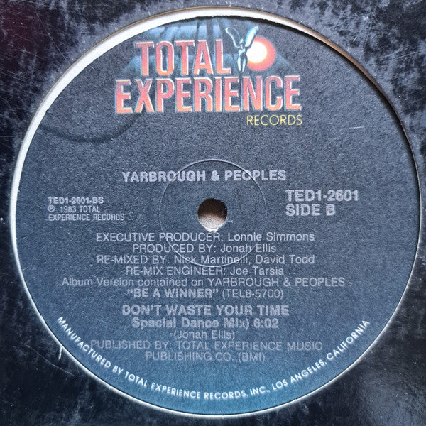 Yarbrough & Peoples - Don't Waste Your Time