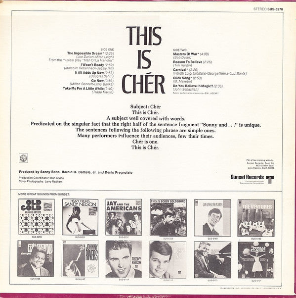 Cher - This Is Chér