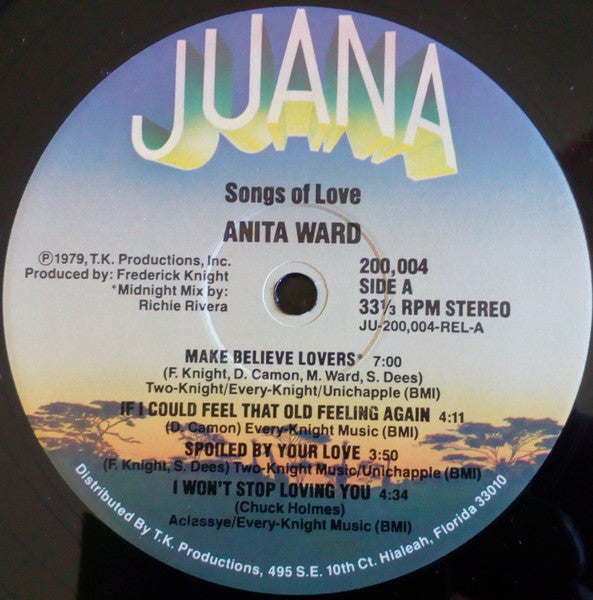 Anita Ward - Songs Of Love