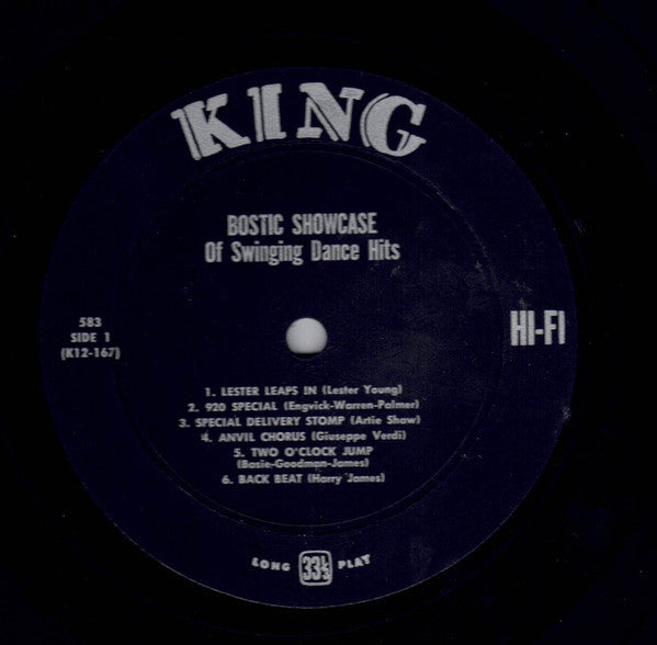 Earl Bostic - Bostic Showcase Of Swinging Dance Hits