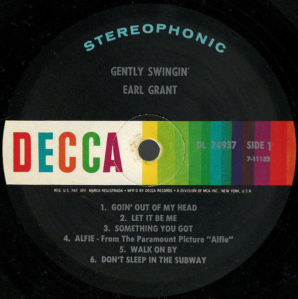 Earl Grant - Gently Swingin'