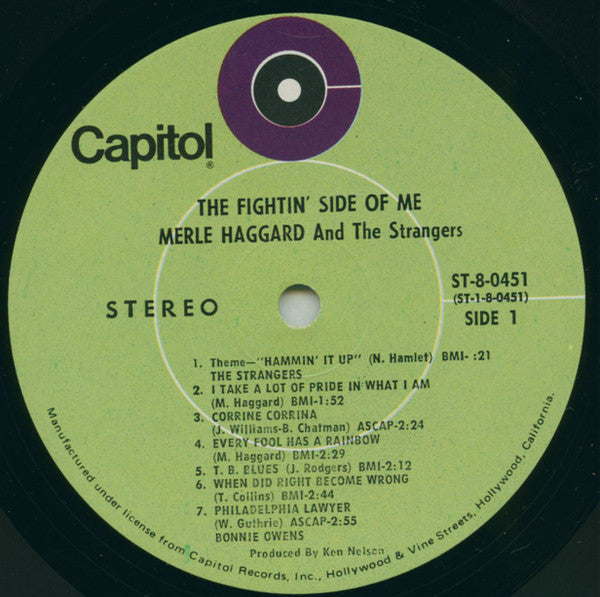 Merle Haggard - The Fightin' Side Of Me