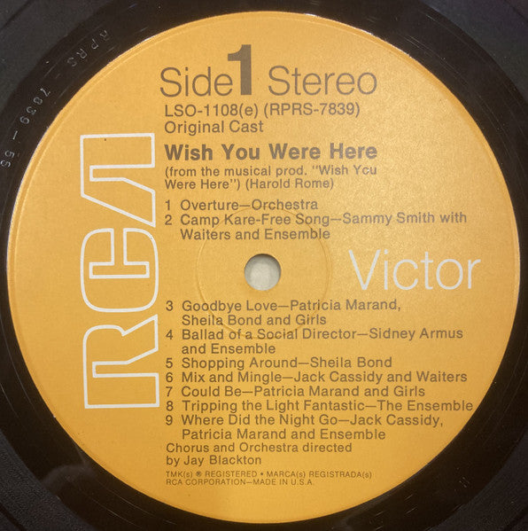 Harold Rome - Wish You Were Here