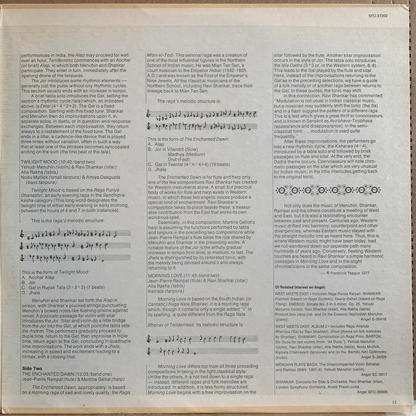 Yehudi Menuhin - Improvisations - West Meets East - Album 3